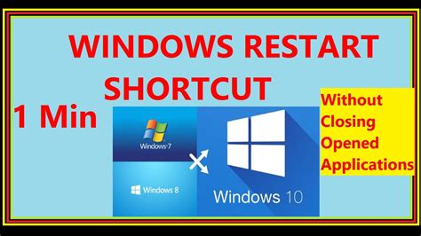 windows x uu|windows shortcut to restart.